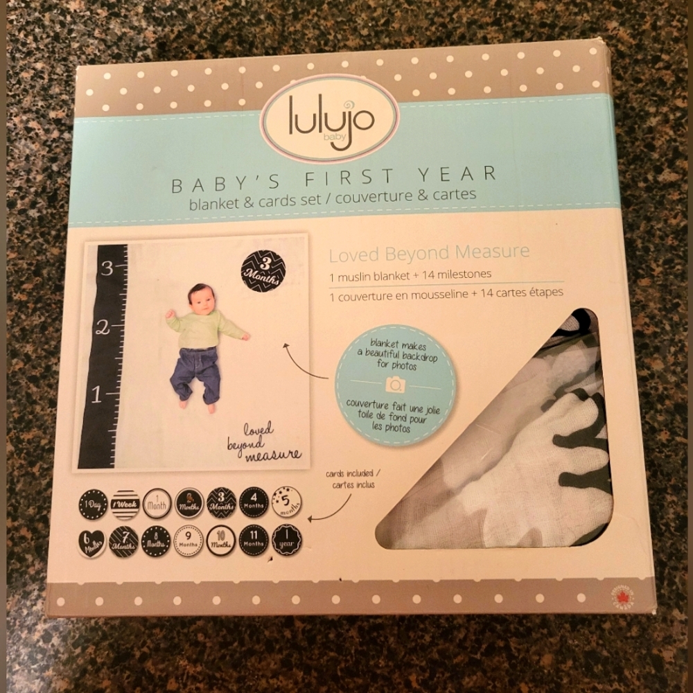 Baby's 1st Year Blanket and Cards Set